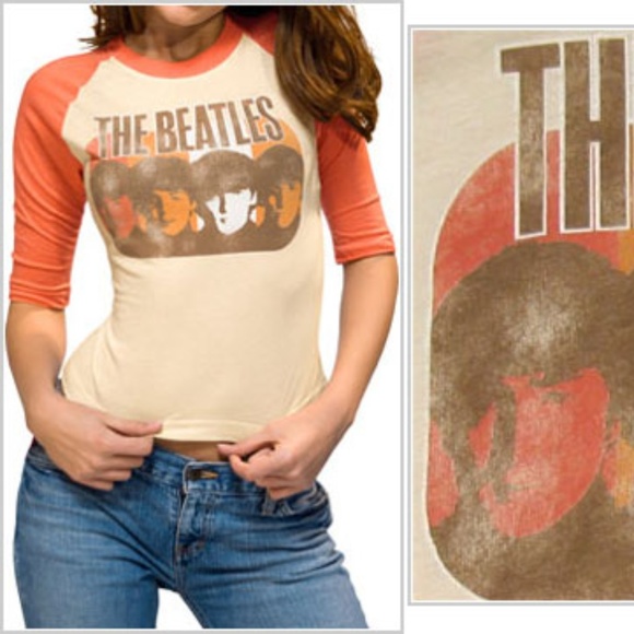 Junk Food Beatles Ringer Shirt - Picture 3 of 4